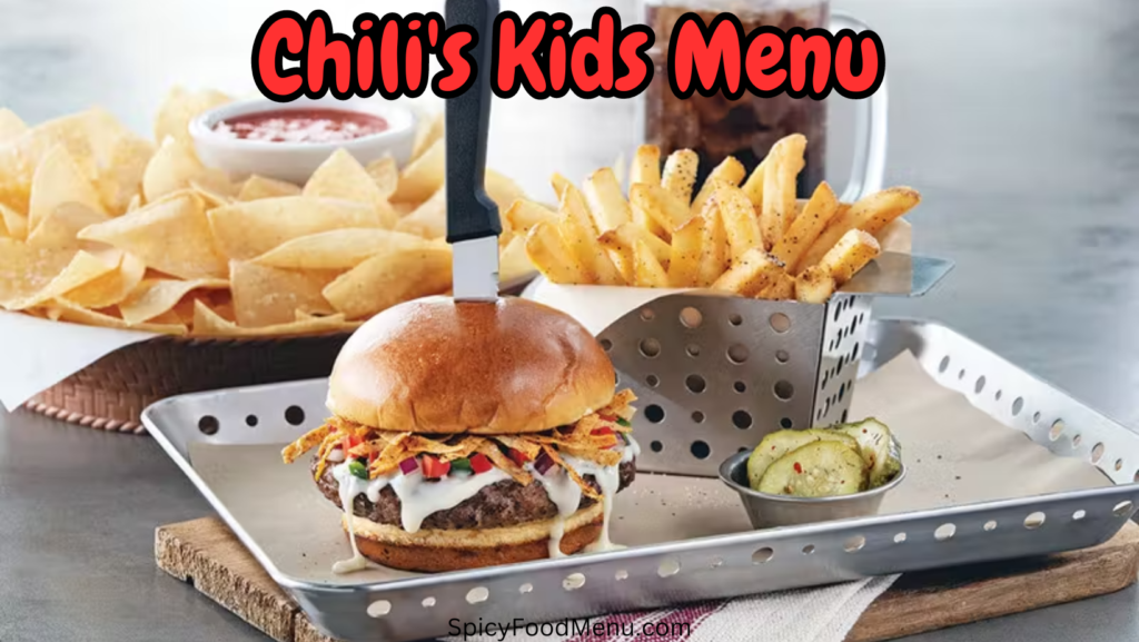 Chili's Kids Menu