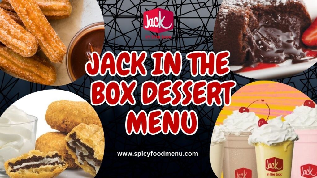 Jack In The Box Desserts Menu