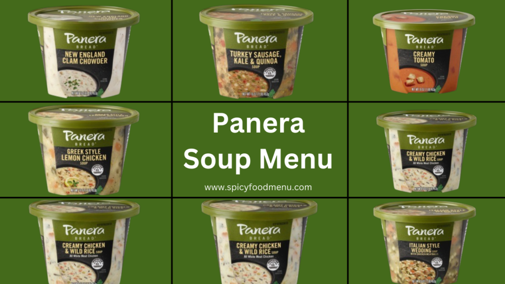 Panera Soup Menu