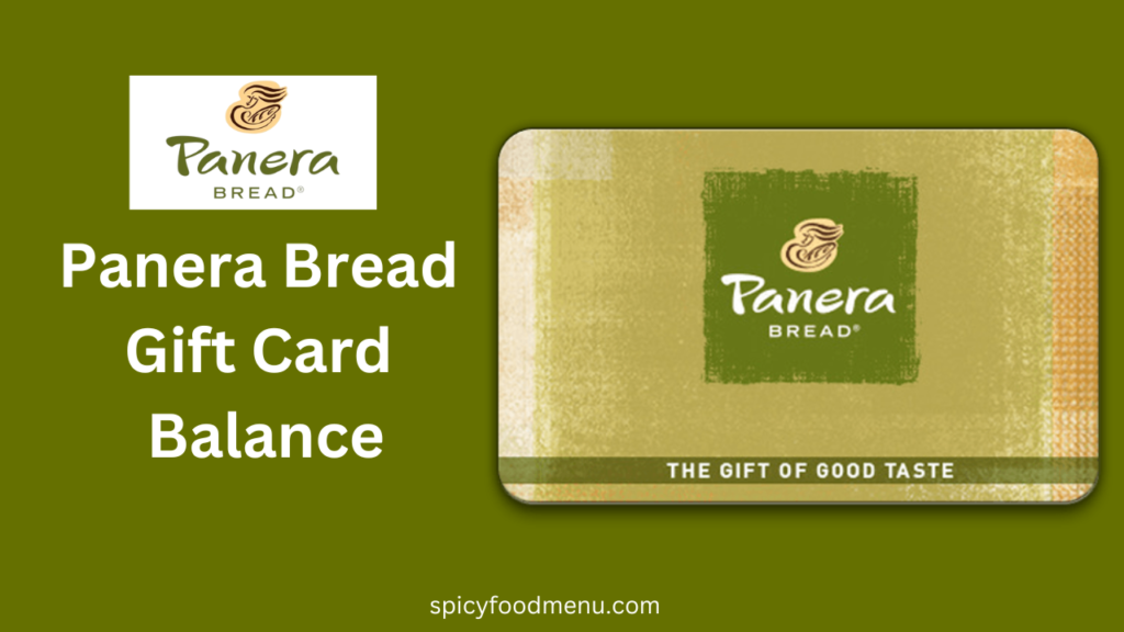 Panera Gift Card Balance